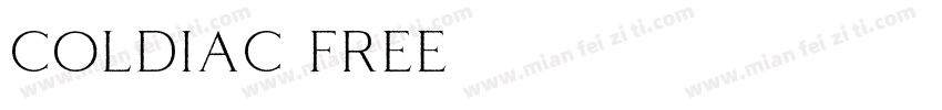 coldiac free字体转换